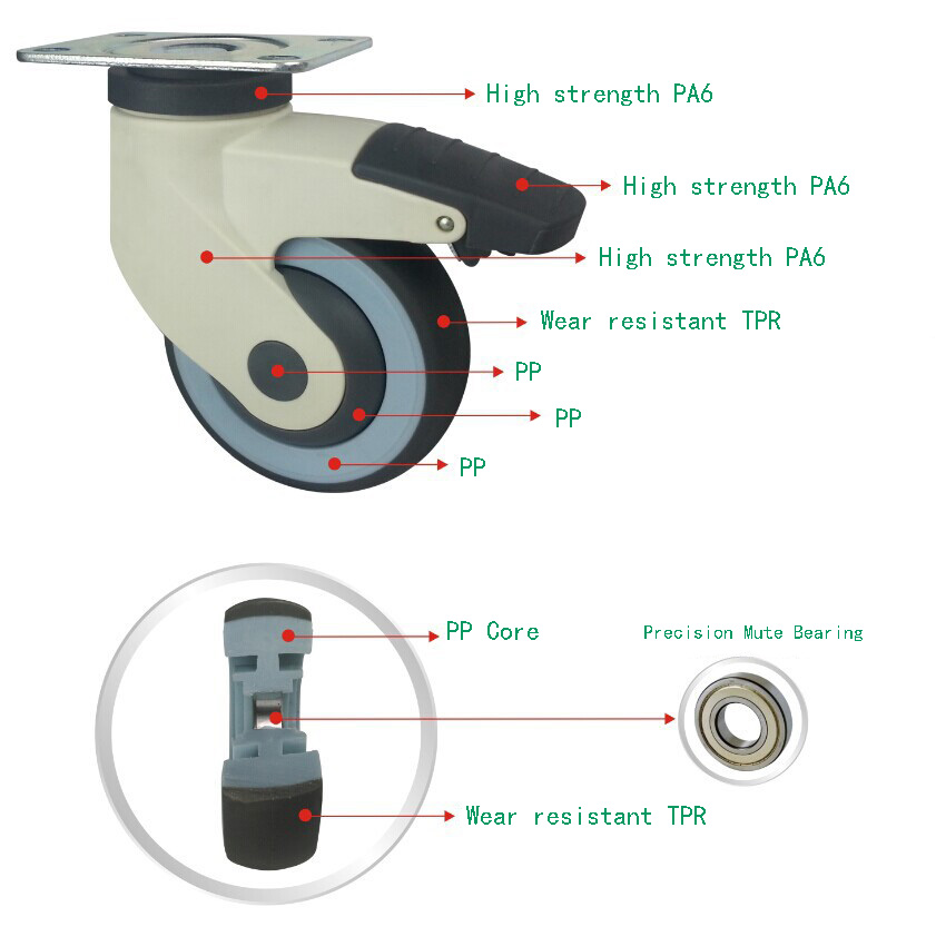 hospital casters