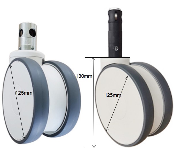 central locking caster for super low hospital bed.jpg