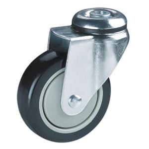 Bolt hole swivel castors