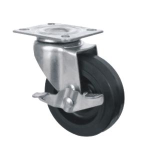 Hard Rubber Swivel Caster