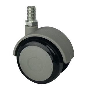 Medical trolley caster wheels