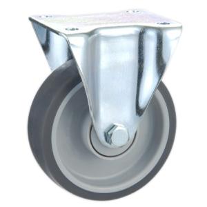 Non marking rubber castors