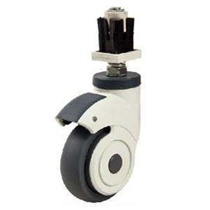 Square expanding stem casters