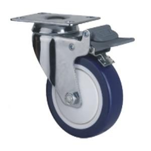 Swivel PU Caster With Brake