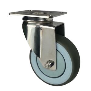 Swivel stainless steel caster wheels